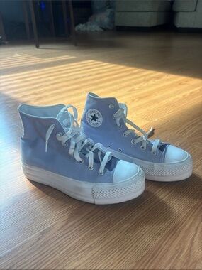 Converse High Top Platform Sneakers - Light Lavender